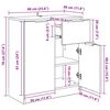 vidaXL Buffet Bois ancien 60 x 30 x 70 cm Bois d'ing&eacute;nierie