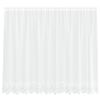 vidaXL Rideau en Dentelle Floral Blanc 180 x 300 cm Polyester