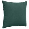 vidaXL Coussins de canap&eacute; 2 pcs Vert fonc&eacute; 50 x 50 cm