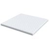 vidaXL Matelas Blanc 180 x 200 cm Mousse PU