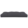 vidaXL Coussin de palette anthracite 120x80x12 cm tissu