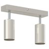 vidaXL Spot de plafond Nickel 26 x 5,5 x 16,5 cm M&eacute;tal