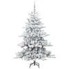 vidaXL Sapin de No&euml;l Artificiel &agrave; Branches Articul&eacute;es Blanc 150 cm PVC