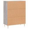 vidaXL Buffet sonoma gris 69,5x34x90 cm bois d'ing&eacute;nierie