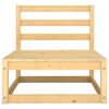 vidaXL Salon de jardin 2 pcs avec coussins Bois de pin massif