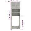 vidaXL Meuble de machine &agrave; laver Gris b&eacute;ton Bois d'ing&eacute;nierie