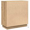 vidaXL Cabinet de chevet avec tiroir Ch&ecirc;ne artisanal 71 x 34,5 x 75 cm
