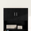 vidaXL Meuble mural Ch&ecirc;ne noir 80 x 42.5 x 40 cm Bois d'ing&eacute;nierie
