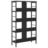 vidaXL &Eacute;tag&egrave;re Ch&ecirc;ne noir 82 x 32 x 144,5 cm Bois d'ing&eacute;nierie