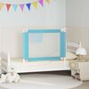 vidaXL Barri&egrave;re de s&eacute;curit&eacute; de lit d'enfant Bleu 100x25 cm Tissu