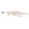 vidaXL Cadre de lit Blanc 140 x 200 cm Pin massif