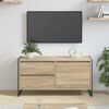 vidaXL Meuble TV Sonoma 100 x 36 x 49.5 cm Bois d'ing&eacute;nierie