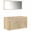 vidaXL Ensemble de meubles de salle de bain 5 pcs ch&ecirc;ne sonoma