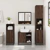 vidaXL Ensemble de meubles de salle de bain 2 pcs Ch&ecirc;ne marron