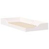 vidaXL Cadre de lit Blanc 90 x 210 cm Pin massif