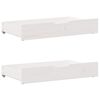 vidaXL Cadre de lit sans matelas blanc 160x200 cm bois de pin massif