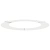 vidaXL adapt&eacute; pour anneau d'arbre plat Blanc &Oslash;60 / 90 cm Acier