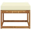vidaXL Pouf d'Ext&eacute;rieur Bois d'Acacia Massif Naturel