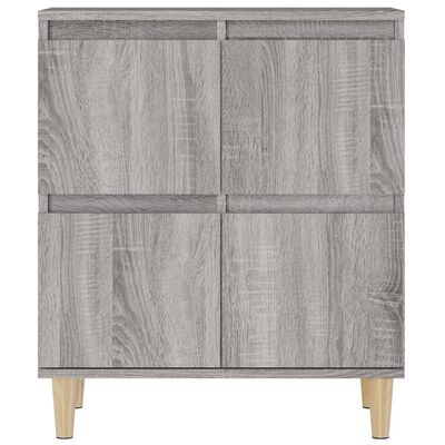 vidaXL Buffet Sonoma gris 60x35x70 cm Bois d'ingénierie