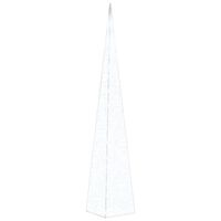 vidaXL Cône lumineux décoratif à LED Acrylique Blanc froid 120 cm
