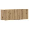 vidaXL Ensemble de meuble TV mural 2 pcs ch&ecirc;ne artisanal