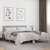 vidaXL Cadre de lit sans matelas sonoma gris 150x200 cm