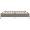 vidaXL Cadre de lit gris fonc&eacute; 180x200 cm tissu