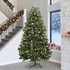 vidaXL Sapin de No&euml;l artificiel avec 300 LED Vert 300 cm PVC et m&eacute;tal