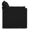 vidaXL Canap&eacute; Noir Dimensions globales: 75 x 82 x 85 cm (l x P x H)