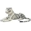 vidaXL Tigre en peluche Blanc XXL