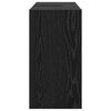 vidaXL Cabinet de salle de bain avec porte Ch&ecirc;ne noir 90 x 29 x 55 cm