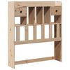 vidaXL Lit biblioth&egrave;que sans matelas 100x200 cm bois massif de pin