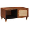 vidaXL Table basse 80 x 50 x 40 cm Bois de mangue massif