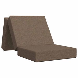 vidaXL Canap&eacute;-lit pliable 75 x 63 x 45 cm Taupe