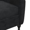 vidaXL Fauteuil de massage inclinable noir velours