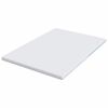 vidaXL Surmatelas Blanc 160 x 200 cm Tissu jacquard