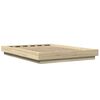 vidaXL Cadre de lit sans matelas ch&ecirc;ne sonoma 140x190 cm