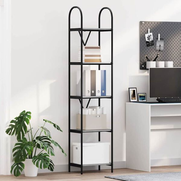 vidaXL &Eacute;tag&egrave;re Gris Sonoma 40 x 30 x 183 cm Bois d'ing&eacute;nierie