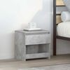 vidaXL Tables de chevet 2 pcs Gris b&eacute;ton 40x30x39 cm Agglom&eacute;r&eacute;