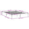 vidaXL Cadre de lit extra long sans matelas 160x220 cm bois massif pin