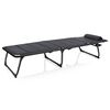 Campart Travel Chaise longue de camping Ancona Anthracite 200x67x35cm