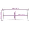vidaXL Voile d'ombrage 160 g/m&sup2; Rouge 2x5 m PEHD