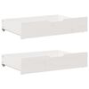 vidaXL Tiroirs sous le lit 2 pcs blanc 80x55x17 cm bois de pin massif