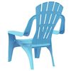 vidaXL Chaises de jardin pour enfants lot de 2 bleu 37x34x44 cm PP