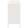 vidaXL Buffet blanc 101,5x39x73,5 cm acier lamin&eacute; &agrave; froid