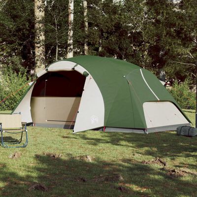 vidaXL Tente familiale Crossvent 8 personnes vert imperméable