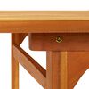 vidaXL Table &agrave; d&icirc;ner de jardin 280x90x75 cm Bois d'acacia massif
