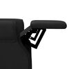 vidaXL Fauteuil de massage inclinable Noir Tissu