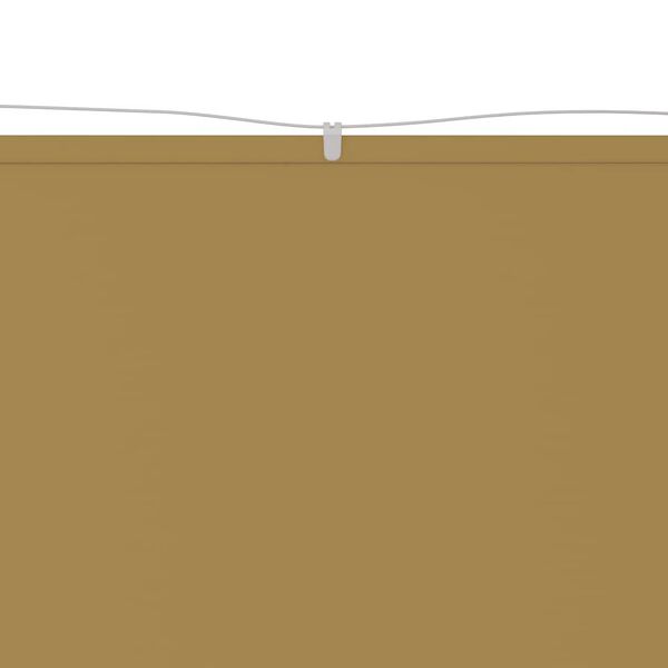 vidaXL Auvent vertical Beige 60x800 cm Tissu oxford
