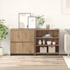 vidaXL Buffet 2 pcs Ch&ecirc;ne artisanal 70 x 41 x 75 cm Bois d'ing&eacute;nierie